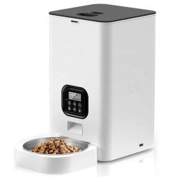 Alimentador Inteligente Pet Automático, Armazenamento De Alimentos Para Cães e Gatos, Alimentador De Viagem, Cronometrado - Image 1