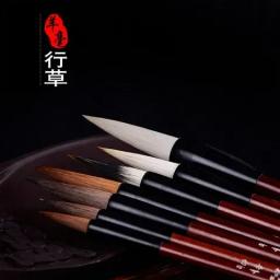 7 pçs chinês caligrafia pincéis conjunto com caneta caixa conjunto de escrita pincel ferramenta caligrafia tinta caligrafia arte pintura artesanato suprimentos - Image 5