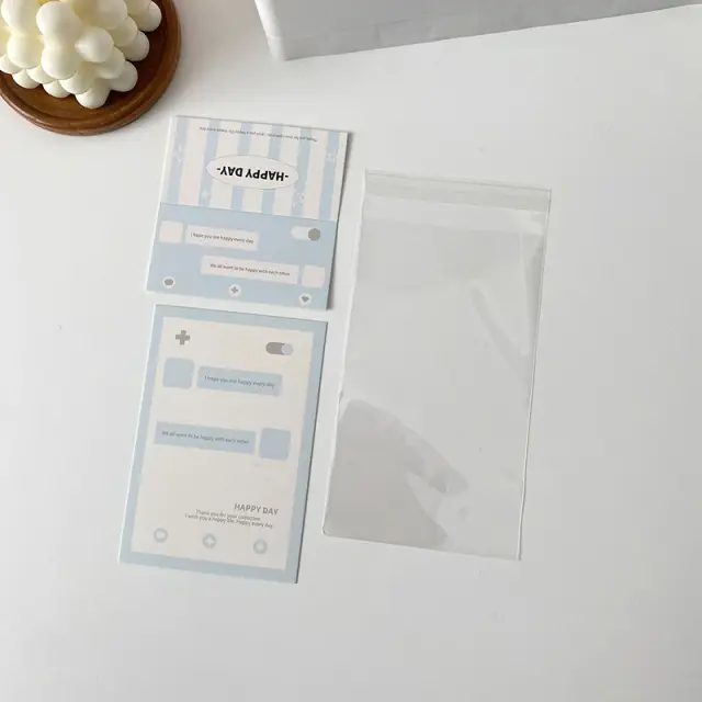 Cartão Cabeça de Papel para DIY: Embalagem Artística para Presentes - Pacote com 10 Peças