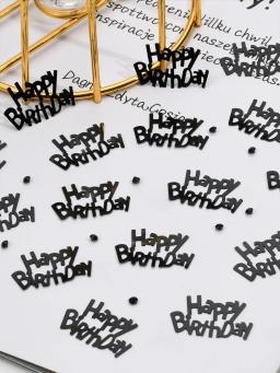 Decoração confete para festa de aniversário cor preta, 15g - Image 5