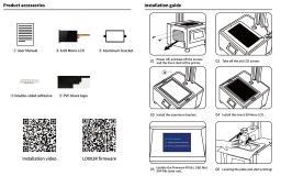 Creality LD-002R 6.08 Kit de atualização LCD monocromático 2k - Image 4