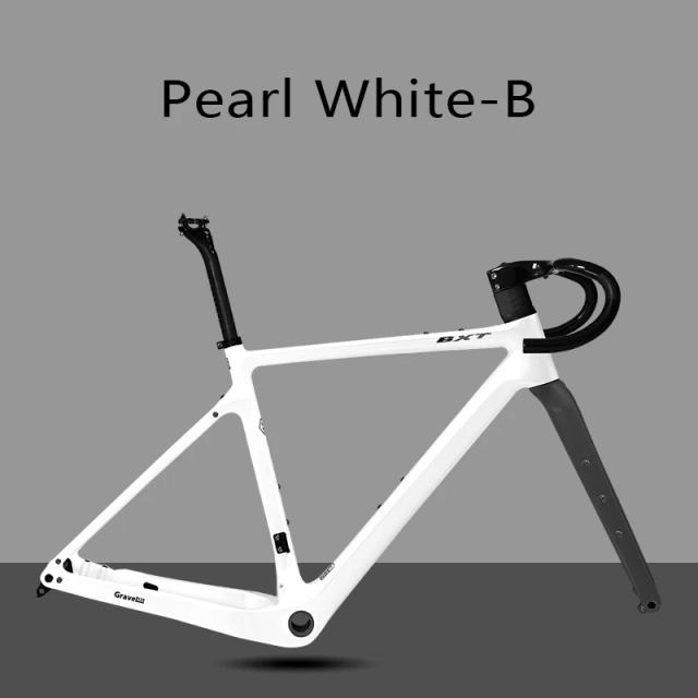BXT Quadro de Bicicleta Gravel Carbono T1000 700c/27.5er Leve e Rígido