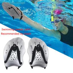 Pás De Treinamento De Natação, Pás De Mão, Mergulho, Luvas De Mergulho, Flipper De Barba, Esportes, Palma De Silicone, Alças Ajustáveis, Natação, 1 Par - Image 2