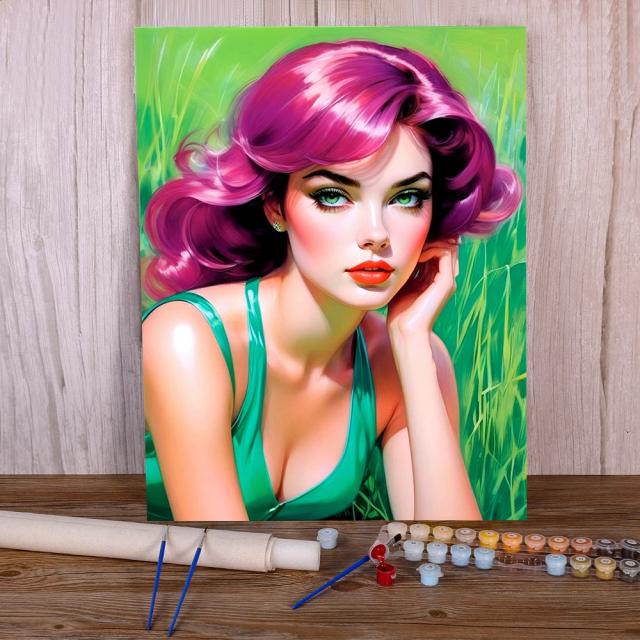 Bela Pintura de Mulheres: Kit DIY 20x30 para Artesanato Adulto e Decoração Personalizada em 2023