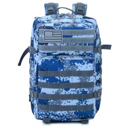45l 3p tático mochila militar saco de assalto do exército ao ar livre à prova dwaterproof água escalada esporte acampamento caminhadas trekking mochila - Image 2