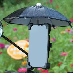 Guarda-sol com ventosa para celular, capa à prova d'água, proteção solar, acessórios ao ar livre - Image 1