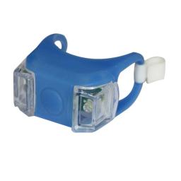 Silicone levou frente e luz traseira para bicicleta, luz de advertência, segurança flash, impermeável, acessórios de bicicleta - Image 2