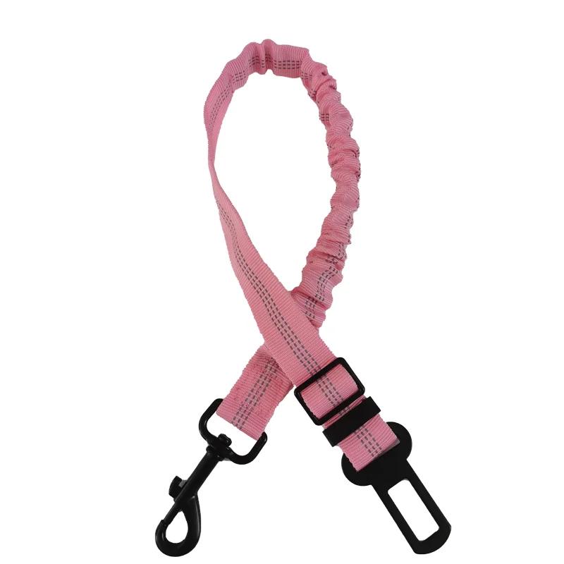 Universal cinto ajustável para gato e cão, veículo elástico e reflexivo, cinto de nylon para pequeno médio e grande cão, acessórios pet - Image 1