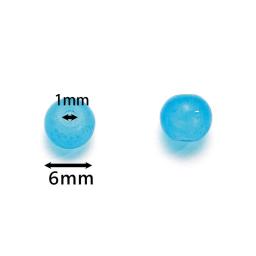 200 pçs/lote 6mm contas de vidro para fazer jóias materiais diy acessórios pulseiras chaveiro artesanato suprimentos espaçador grânulo jóias - Image 2