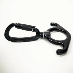 Figura 8 mosquetão giratória 3 em 1 ferragem para dança aérea escalada de seda yoga girando voar antena e rede acessórios balanço - Image 4