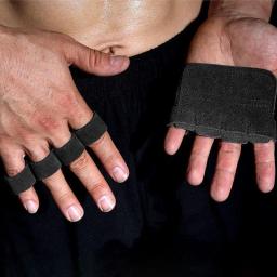 Luvas De Treinamento De Levantamento De Peso De Couro De Couro, Apertos De Ginástica Esportiva De Ginástica, Pull Ups, Almofada De Palma Antiderrapante, 1 Par, 1 Par - Image 3