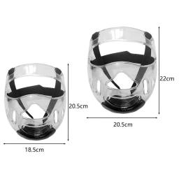 Clear Taekwondo Face Guard para Homens e Mulheres, Capa de Engrenagem Destacável, Protetor De Espessamento, Artes Marciais, Boxe, Engrenagem - Image 6