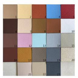 30pcs Etiquetas personalizadas do logotipo do couro para tricô Etiquetas de costura artesanal Acessórios Retângulo dobra sobre roupas artesanato etiqueta - Image 4