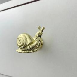 Puxadores de armário em forma de animal, puxadores de gaveta retrô de caracóis, puxadores de cômoda, puxadores de ouro para móveis e gavetas - Image 6