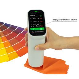 Colorímetro Portátil para Medição DE * ab, LAB, Operação Touch Screen, Pintura, Impressão, Plástico e Têxtil, Inspeção de Qualidade - Image 3