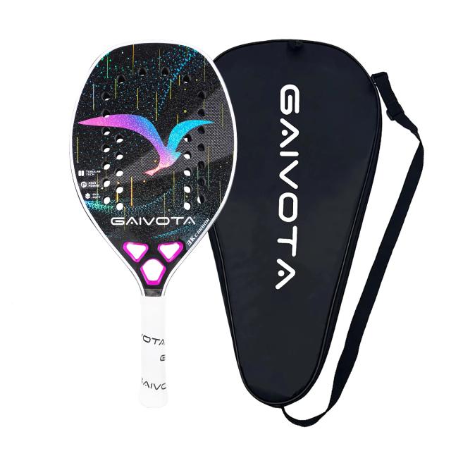 GAIVOTA Raquete de Tênis de Praia BTG-2503 Fibra de Carbono 3K 2025