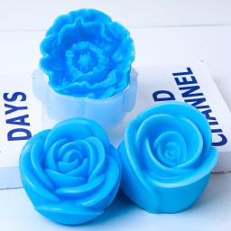 Molde De Silicone De Flor 3D, Vários Sabão Rosa, Vela Perfumada, Molde De Fundição De Gesso, DIY, Bonito, Pequenos Presentes Do Artesanato, Fazendo Ferramentas, Criativo - Image 2