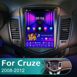 Car Play Android Player Para Chevrolet Cruze J300 2008-2012 2din Rádio Multimídia Vídeo GPS CarPlay Auto 2 din Para estilo Tesla - Image 2
