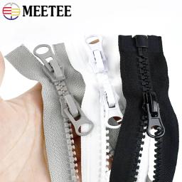Zíperes de resina duplos deslizantes, fecho longo aberto para jaqueta e barraca de costura, kit de reparo de vestuário, acessórios DIY, 8 #, 60-500cm - Image 2