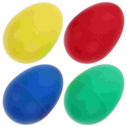 4 cores maracas ovo shakers para crianças instrumentos musicais bebês percussão criança - Image 1