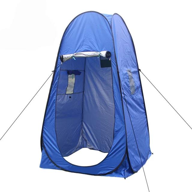 Tenda Portátil de Privacidade para Banheiro e Chuveiro com Camuflagem UV para Acampamento e Fotografias ao Ar Livre