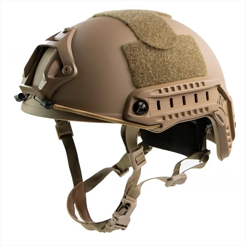 Capacete de proteção tático rápido airsoft mh capacete abs novo engrossado ao ar livre pj pistola de ar tiro cs equipamentos de proteção - Image 1