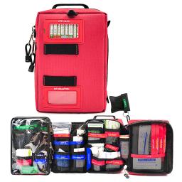 Kit de primeiros socorros vazio com tampa de armazenamento, sobrevivência de emergência, bolsa médica, caminhadas, camping, caça, viagens, saco de ferida, 255pcs - Image 2