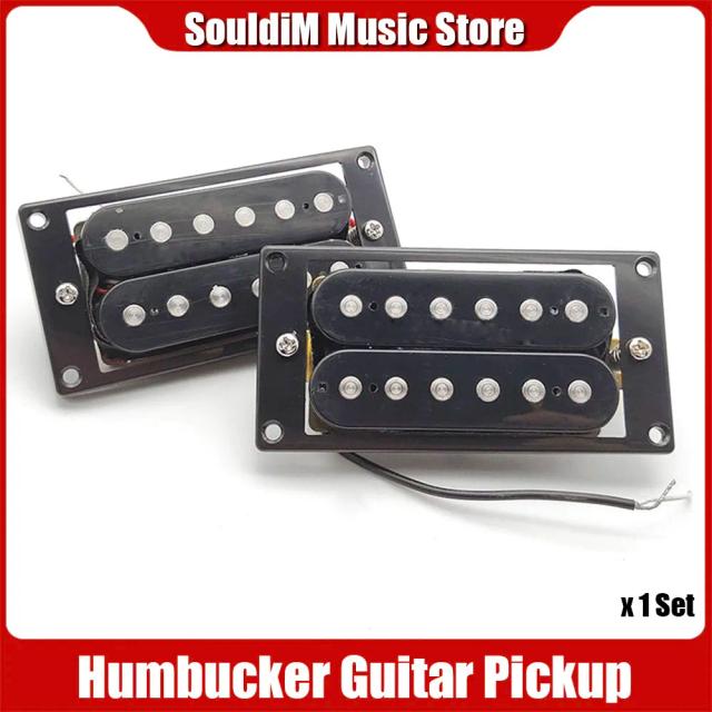 Conjunto de Captadores Humbucker para Guitarra Elétrica - Pescoço e Ponte, Bobina Dupla, Peças e Acessórios de Alta Qualidade
