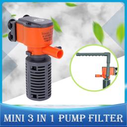 Xilong mini bomba de filtro acessórios do aquário tratamento de água tanques de peixes filtro fishbowl suprimentos ecoflow akvarium decoração - Image 1