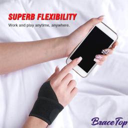 1 pçs ginásio faixa de pulso esportes pulseira masculino cinta de pulso feminino suporte de pulso tala fraturas túnel do carpo pulseiras para fitness - Image 3
