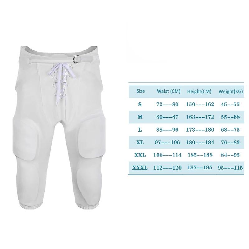 Integrado Anti-Colisão Goleiro Calças com Almofadas, Beisebol e Futebol, Calça Masculina de Segurança, Quadril Coxa Protetor - Image 1