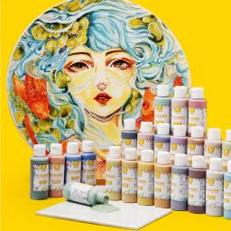 Tintas cerâmicas underglaze disponíveis para estudantes e crianças, série de cores extra concentradas não tóxicas sem chumbo - Image 2