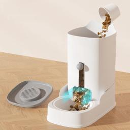 Dispensador Automático de Alimentos e Água de Grande Capacidade para Animais de Estimação, Fonte, Garrafa, Tigela, Bebedor, Alimentador, Bebendo, Suprimentos, Cão, Gato, 3.2L - Image 4