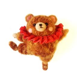 66s cor marrom série lã fibra flor animal lã felting artesanal fiação diy artesanato materiais ferramenta felting lã - Image 3