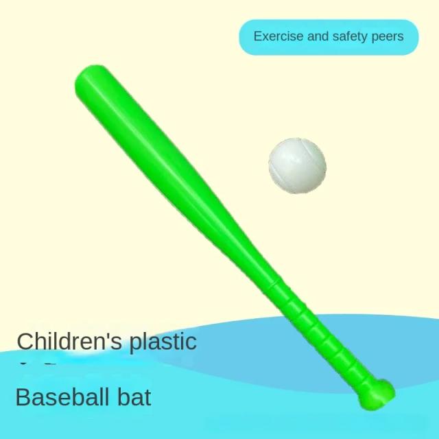 Conjunto de Bastões de Beisebol de Plástico para Crianças - Brinquedo Esportivo ao Ar Livre