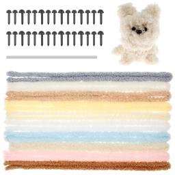 Fio de ferro de pelúcia Twist Stick, Criativo Chenille Stem, Fio fofo, DIY Artesanato Coral Veludo, Limpador de tubos, Brinquedo educativo - Image 1