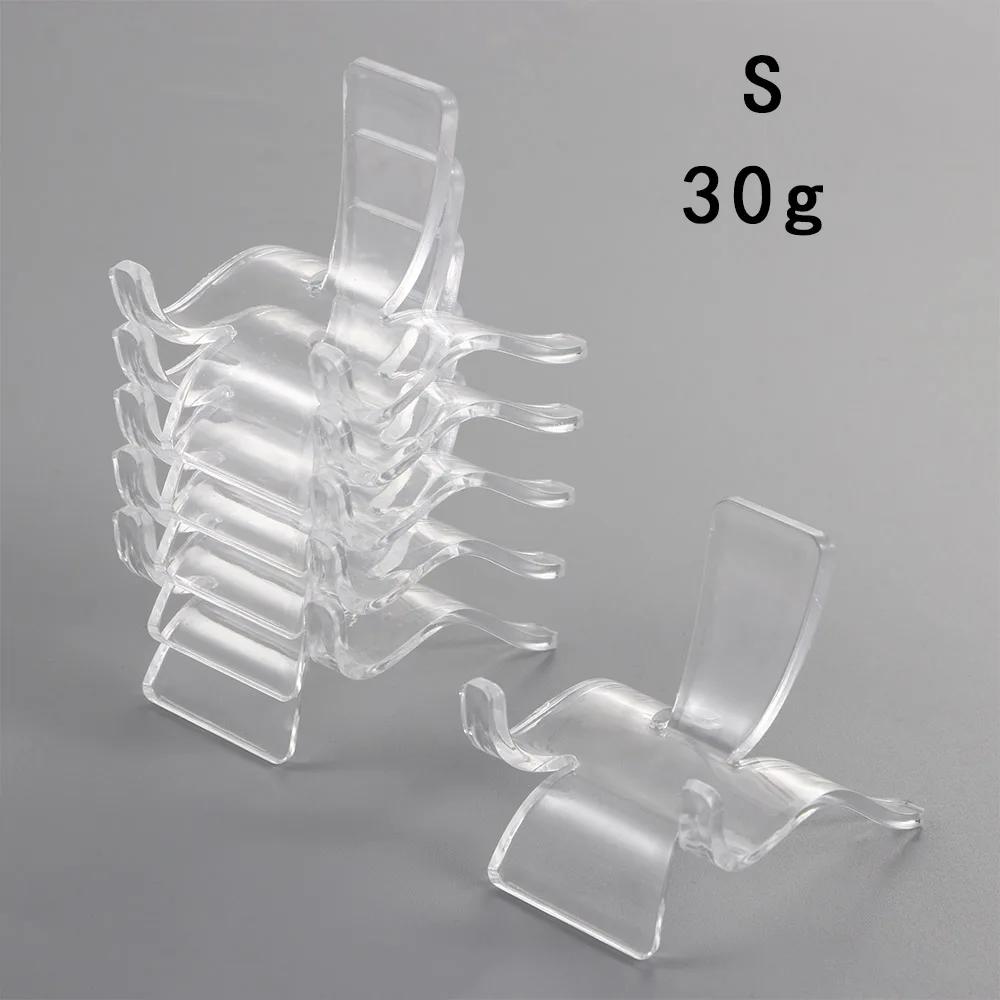 10 pçs acrílico transparente artesanato expositor para pequenos colecionáveis espécime geodes base suporte mineral suporte de exibição cavalete - Image 1