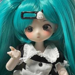Hatsune 1/6 móvel bjd miku empregada roupa completa vestir-se 6 pontos boneca dos desenhos animados bonito anime loli crianças kawaii presente de aniversário - Image 3
