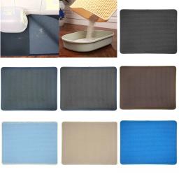 Impermeável dupla camada gato areia esteira, tapete dobrável pet, esteira de armazenamento de lixo, almofada do pé do vaso sanitário, almofadas de cama EVA - Image 2
