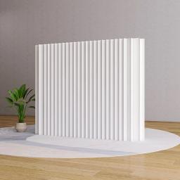 Parede de papel de órgão dobrável branco personalizável, tela removível e divisórias, divisória de escritório e varanda, 2m, 3m - Image 3