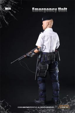 1/6 Ásia HK Bald Detective Sr. Liu Handsome Guy Full Set Moveable Action Figures Para Fãs Colete Minitimes M020 - Image 2