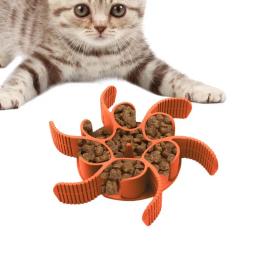 O alimentador lento do animal de estimação não-deslize o alimentador lento das bacias de alimentador lento anti-choke lambe a esteira para cães o alimentador lento do animal de estimação com bacias lentas do alimentador da sução - Image 5