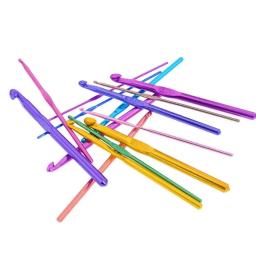 Alumínio Alloy costura agulha, Crochet ganchos, Knit Weave Craft, costura ferramenta, agulhas de tricô, 2mm, 3mm, 4mm, 5mm, 6mm, 7mm, 1Pc - Image 6