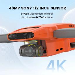 Fimi mini 3 novo drone 4k 60fps ai super night video 9km faixa 3 eixos cardan 249g design ultraleve rastreamento inteligente pro drone - Image 3