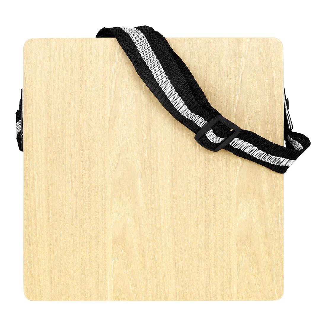 Ashtree Cajon Box Drum com alça ajustável, portátil viajando Cajon bateria, compacto, bateria de mão, desempenho, instrumento de música - Image 1