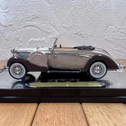 Modelo de carro plástico liga retro, Diecast 1:43 escala, clássico produto acabado, presente brinquedo simulação, exibição estática, SW38 - Image 2