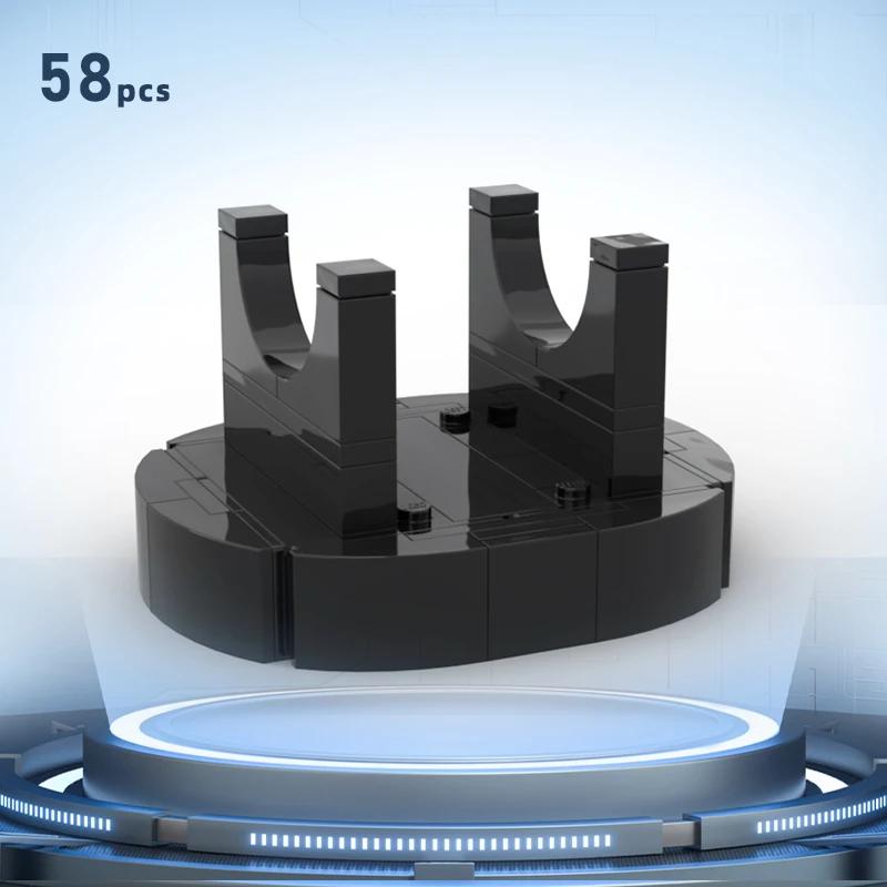 Espada Leve Display Stand, Coleção Star Movie, Arma Fria, Rack Tijolo, Construído para Mostrar Acessórios, Base Buildable - Image 1