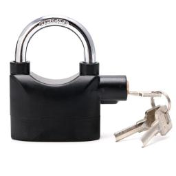 Black Waterproof Siren Alarm Cadeado Alarme Lock para Motocicleta Bicicleta Segurança Perfeita com 110dB Alarme - Image 3