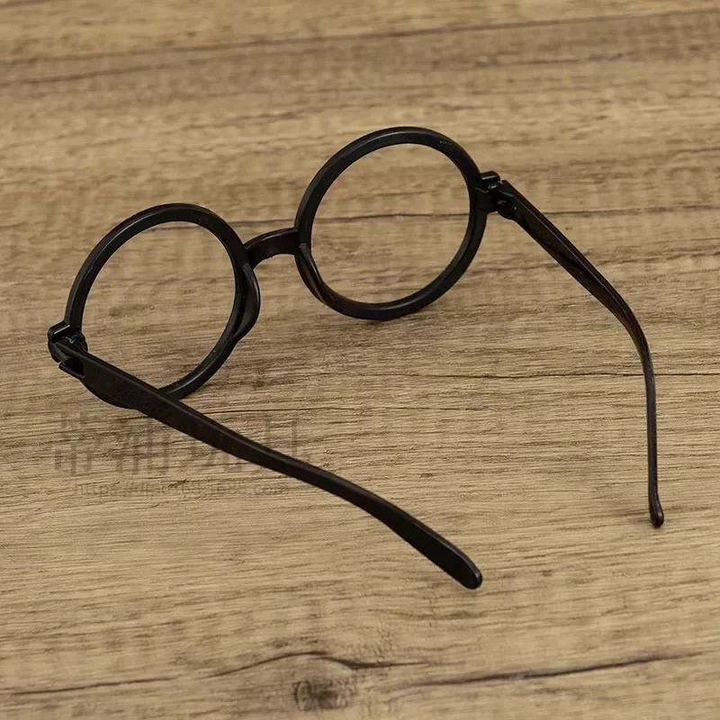 Harry Potter óculos para adultos, acessórios para cosplay, moldura redonda, plana, arte retro, adereços de roupas, presentes para meninos - Image 1