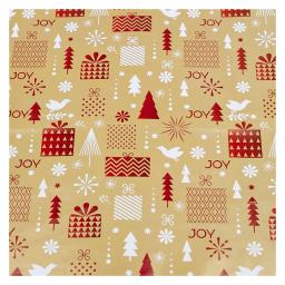 Papel De Embrulho De Presente De Natal, Papel Kraft Colorido, Embalagem Retro, Decoração, 50x70cm, 1Pc - Image 4